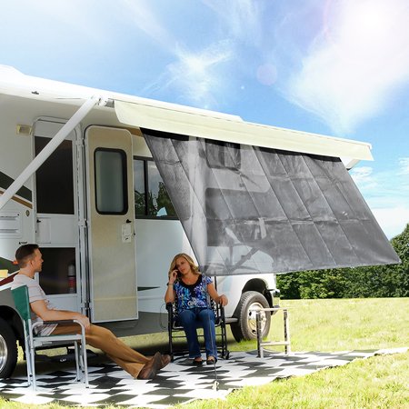 (S/O) Camco 51453 -  RV Awning Shade Kit  - 54x 120, Brown